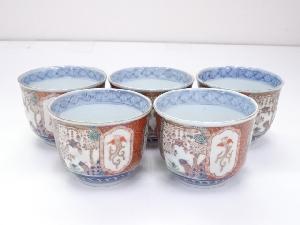 明治期　伊万里焼　錦手向付5客